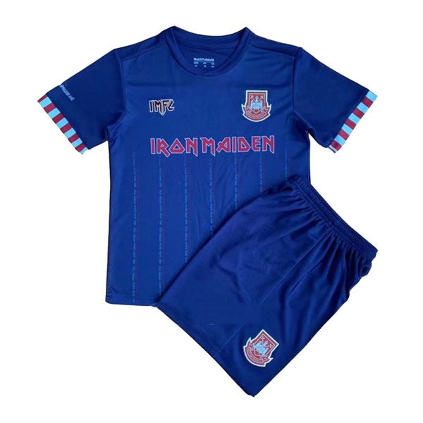 Camiseta West Ham x IRON MAIDEN Replica Segunda Ropa Niño 2021/22